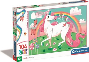 Unikornis Believe 104 db-os puzzle Clementoni