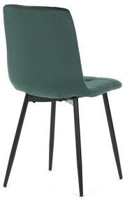 Zöld Bársony Étkezőszék. CT-281 GRN4