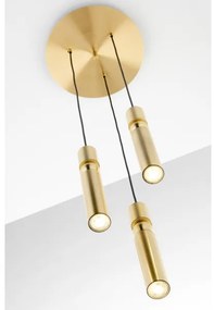 Jupiter 2019 - Csillár zsinóron ALAS 3xGU10/10W/230V arany