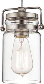 Kichler klasszikus modern vintage függeszték brinley nikkel elskl-brinley-mp-ni