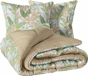 Színes Pamut Ágyneműhuzat Perkál Virágmintás 240 X 220 CM 63 X6 3 CM