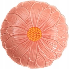 Rasset virágos tál rózsaszín 18 cm Homla