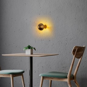 Bronzszínű fali lámpa ø 12 cm Fungal – Opviq lights