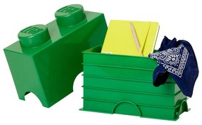 Zöld dupla tárolódoboz - LEGO®