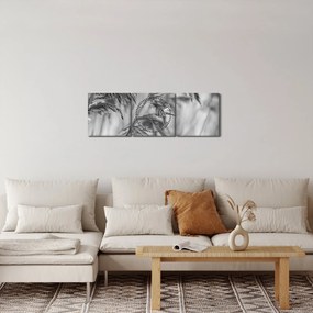 Kép - Lipnica, fekete-fehér (órával) (90x30 cm)