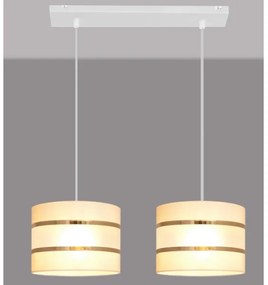 Csillár zsinóron HELEN 2xE27/15W/230V krém