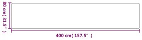 tópszínű szizálhatású futószőnyeg 80 x 400 cm
