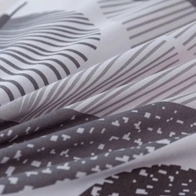 Mikroszálas ágynemű PULINA szürke Ágyneműhuzat mérete: 2 db 70 x 80 cm | 160 x 200 cm