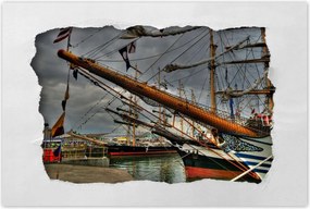 Poszterek 60x40 Vitorlások a kikötőben