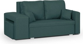 DOLAR2 Kétszemélyes kinyitható kanapé Türkizkék