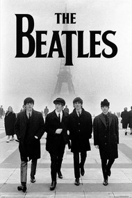 Plakát The Beatles - Eiffel Tower, (61 x 91.5 cm)