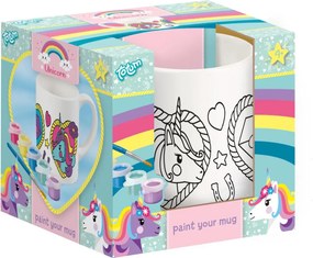 Unikornis Heart festhető porcelán bögre 235 ml Díszdobozban