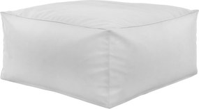 Ülőgarnitúra Asztal Öko Bőr Puff Fehér