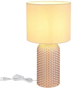 Globo 21735CH - Asztali lámpa SOFIA 1xE27/60W/230V bézs