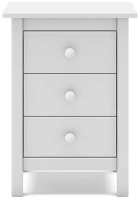 Fehér borovi fenyő gyerek éjjeliszekrény Max – Marckeric