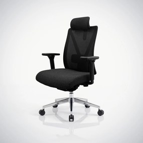 Ergonomikus irodai szék fekete hálós VECTOR