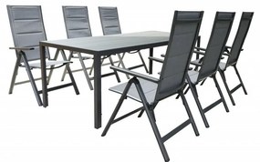 Haggen kerti asztal, 150 x 90 x 74 cm, alumínium