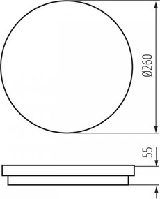 KANLUX 33340 BENO LED Modern Kültéri Mennyezeti Lámpa LED IP54