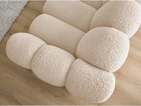 Világosbarna buklé kanapé 232 cm Hippolyte – Bobochic Paris