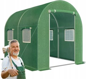 Kerti Fólia Alagút Kerti üvegház 2x2,5 5m2 Zöldségfólia 2x2,5