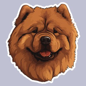 PIPPER. Matrica Chow Chow Méret: 60cm