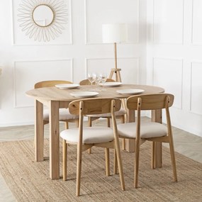 HARRY étkezőasztal 102–142 cm, artisan tölgy