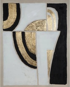 Kézzel festett absztrakt vászonkép 80X100