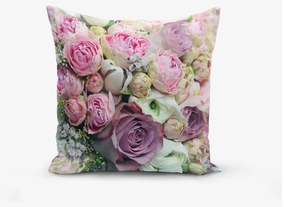 Roses pamutkeverék párnahuzat, 45 x 45 cm - Minimalist Cushion Covers