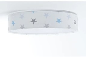 GALAXY KIDS LED/24W/230V dimmelhető csillagos fehér/szürke/kék + DO
