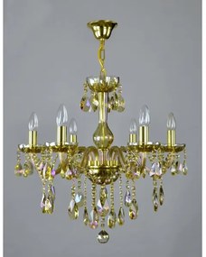 Wranovsky JWZ167061100 - Kristály csillár láncon CLARIT 6xE14/40W/230V