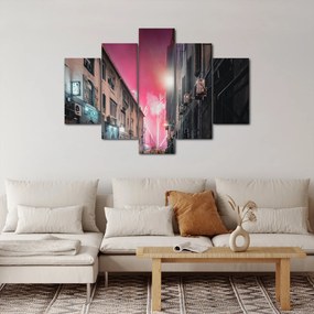 Tűzijáték Marseille-ben (150x105 cm)