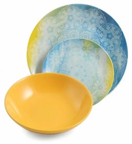 Canvas 18 db-os porcelán és agyagkerámia étkészlet - Villa d'Este