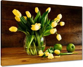 Vászonkép 70x50 Sárga tulipánok
