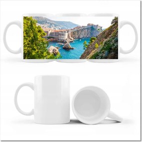 Fotós bögre Kilátás a Lovrijenac erődből