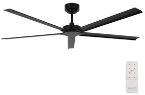 Lucci air Lucci air 21616149 - Mennyezeti ventilátor MONZA IP55 fekete + távirányítás FAN00286