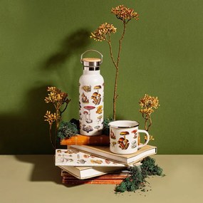 Krémszínű zománcozott gyerek bögre Vintage Mushroom - Sass &amp; Belle
