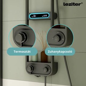 Tropic digitális zuhanyszett termosztátos csapteleppel