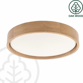 Brilagi - LED mennyezeti lámpatest MANAROLA PLAIN LED/24W/230V 3000K átm. 41 cm tölgy