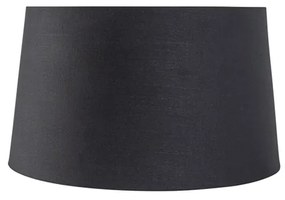 Pamut lámpabúra fekete 35/30/20 arany belsővel
