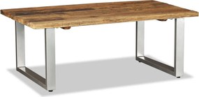 vidaXL tömör újrahasznosított fa dohányzóasztal 100 x 60 x 38 cm