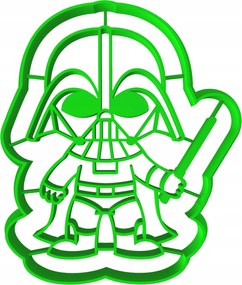 Star Wars kekszformázó Darth Vader 1
