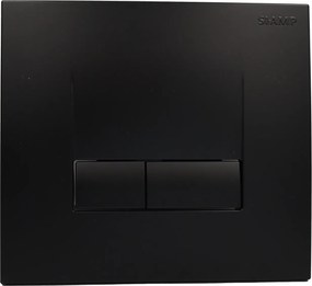 WC-öblítő nyomógomb Cersanit Target Aqua Fekete K97-325B