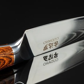 Gudaro - Damaszkuszi konyhakés FENG 3,5", 67 rétegű acél, hossza 9,5 cm