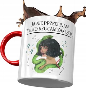 Bögre Piros Vicces Én Nem Átkozom Nyomtatott Fotóval