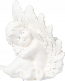 Angyal Fehér Szárnyakkal 10cm dekoráció