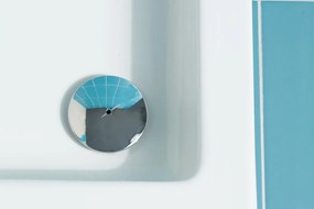 Favorit STEP zuhanytálca íves - szaniter akril - 80 x 80cm