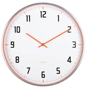 Karlsson 5969OR design falióra narancssárga,átmérő 40 cm