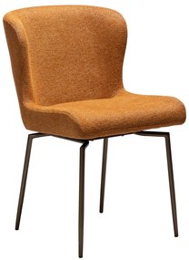 Barna kárpitozott étkezőszék Glam – DAN-FORM Denmark