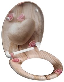 SCHÜTTE ROMANTIC duroplast WC-ülőke lágyan záródó gyorskioldással