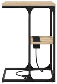 Éjjeli asztal Sonoma tölgy 41.5 x 26 x 60.5 cm Faanyag